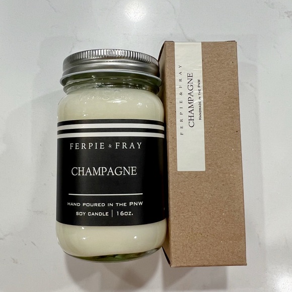 Ferpie & Fray Soy Candle Linen+Room Spray Bundle In Scent Champagne - Picture 1 of 4